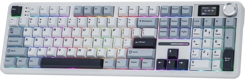 Клавіатура бездротова Aula F108 Pro White (6978080501318)