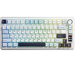 Клавіатура бездротова Aula S75 Pro White (6978080502148)