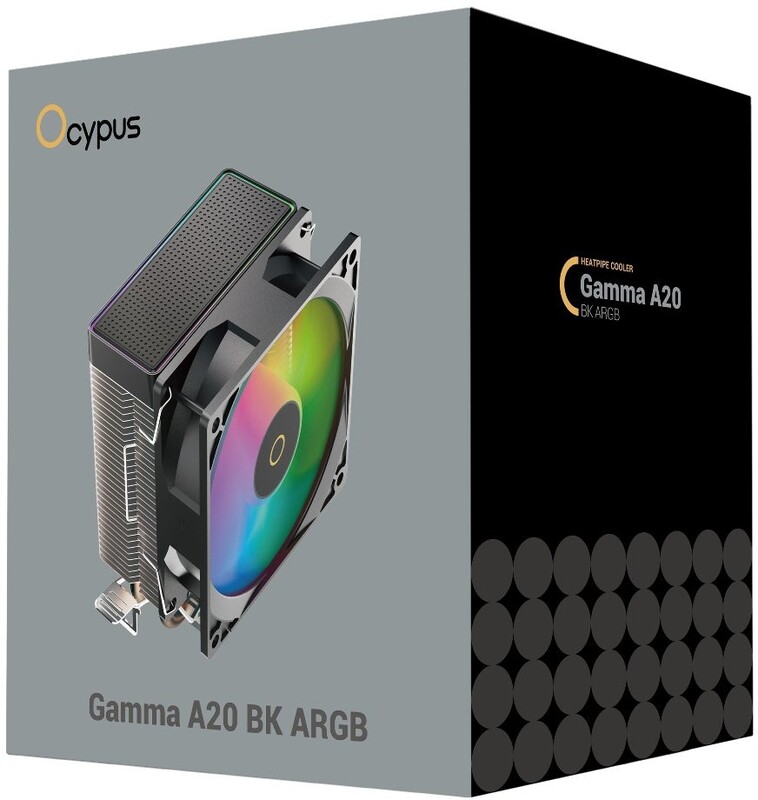 Кулер процесорний Ocypus Gamma A20 BK ARGB (GAMMA-A20-BK1AAWN00F-GL)