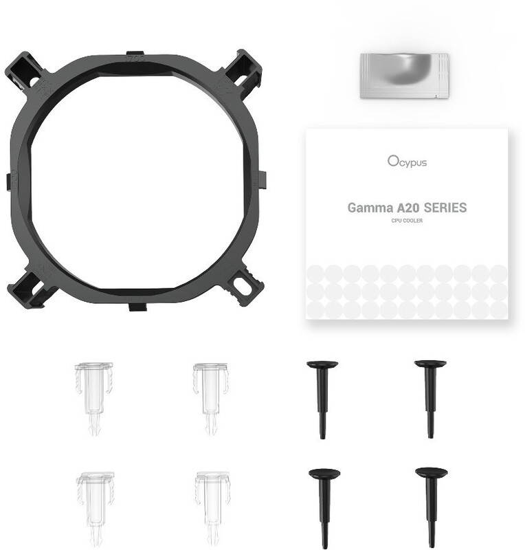 Кулер процесорний Ocypus Gamma A20 BK ARGB (GAMMA-A20-BK1AAWN00F-GL)