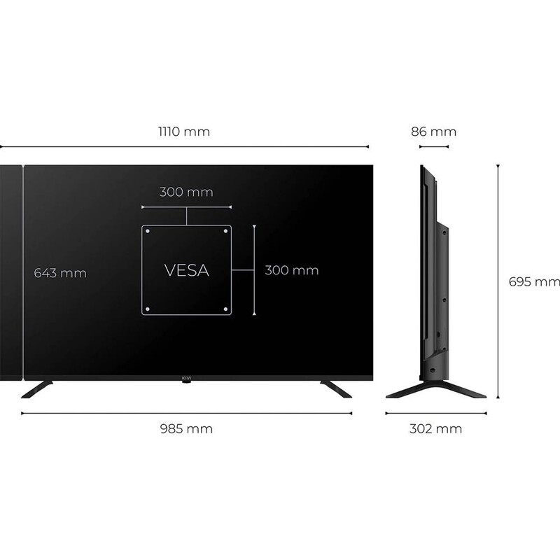 Телевiзор Kivi 50U800KB