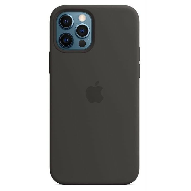 Чехол-накладка Apple Silicone Case with MagSafe для Apple iPhone 12 Pro Max Black (MHLG3)