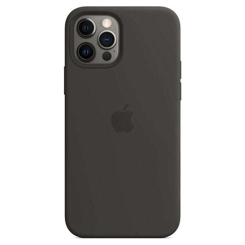 Чехол-накладка Apple Silicone Case with MagSafe для Apple iPhone 12 Pro Max Black (MHLG3)
