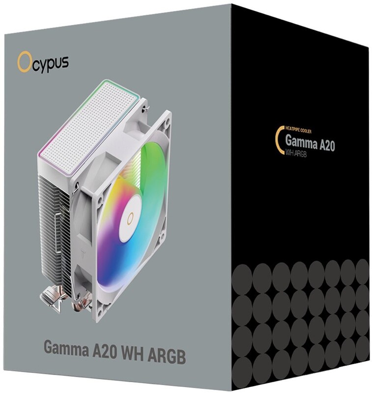 Кулер процесорний Ocypus Gamma A20 WH ARGB (GAMMA-A20-WH1AAWN00F-GL)