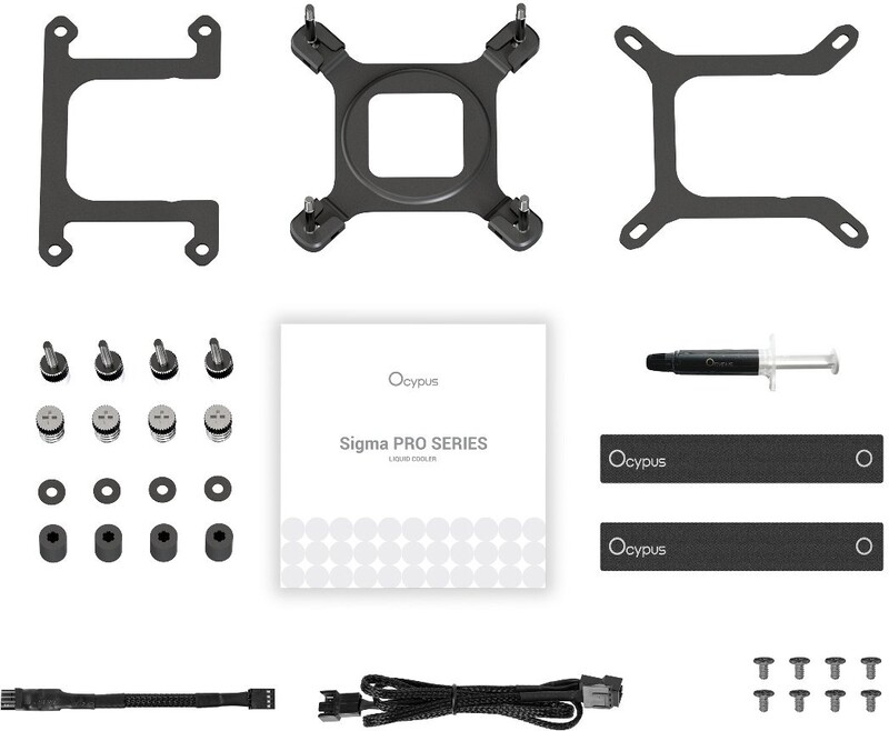 Система водяного охолодження Ocypus Sigma L24 Pro BK (SIGMA-L24-BK2ANWL00P-GL)