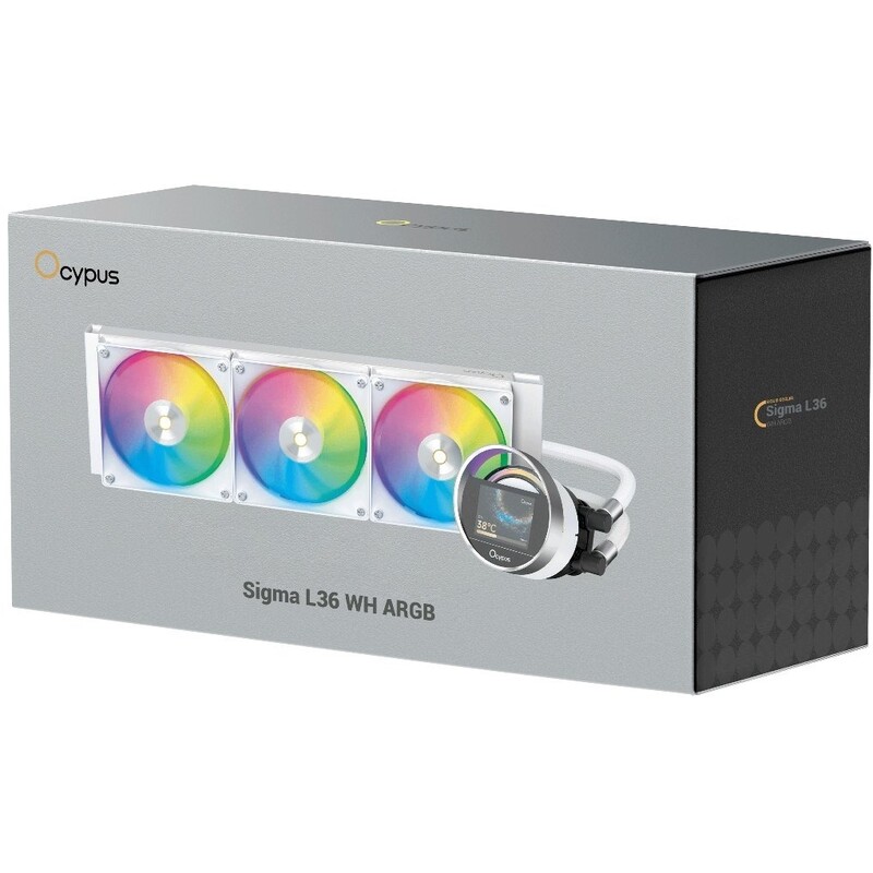 Система водяного охлаждения Ocypus Sigma L36 WH ARGB (SIGMA-L36-WH3AAWWN00X-GL)