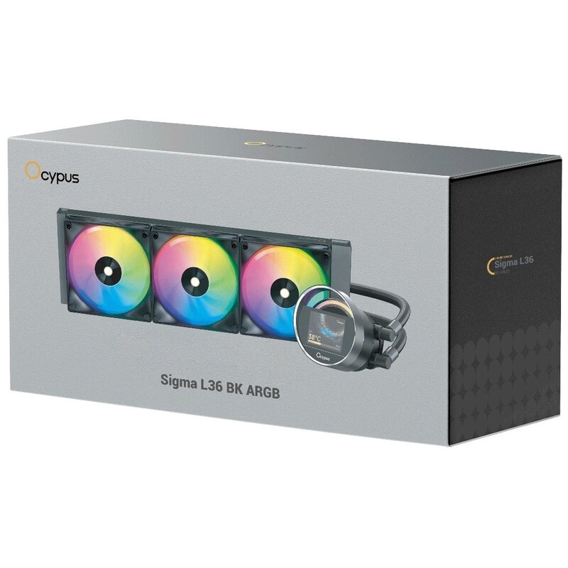 Система водяного охлаждения Ocypus Sigma L36 BK ARGB (SIGMA-L36-BK3AAWWN00X-GL)