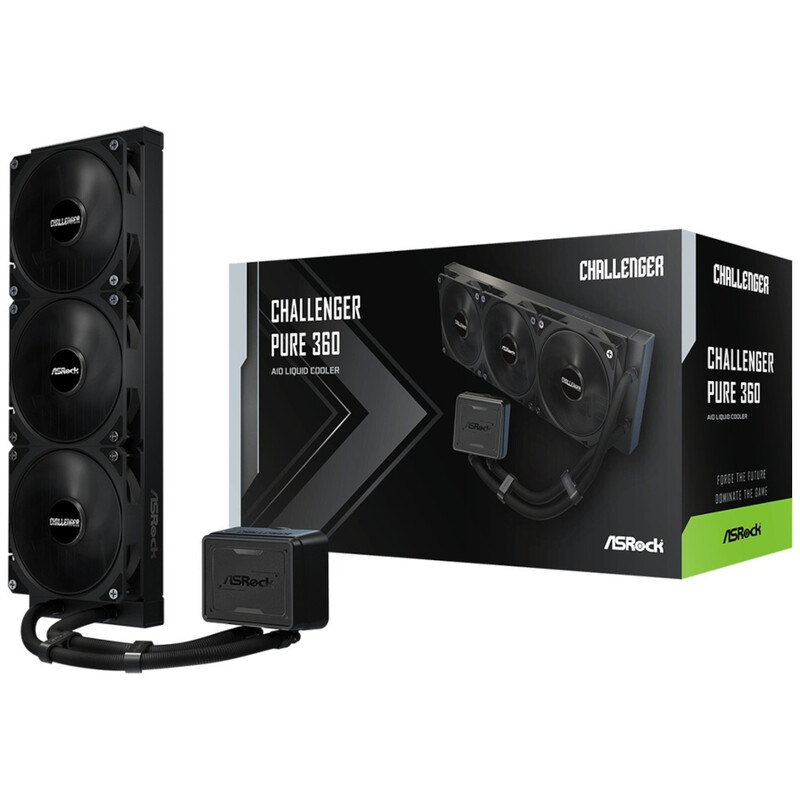 Система водяного охлаждения Asrock Challenger Pure 360 Black