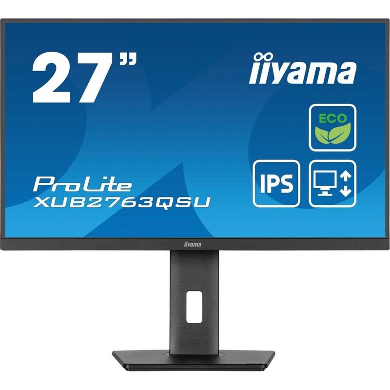 Монитор Iiyama 27" ProLite XUB2763QSU-B1 IPS Black 100Hz