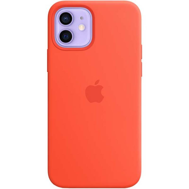 Чехол-накладка Apple Silicone Case with MagSafe для Apple iPhone 12/12 Pro Electric Orange (MKTR3ZE/A)