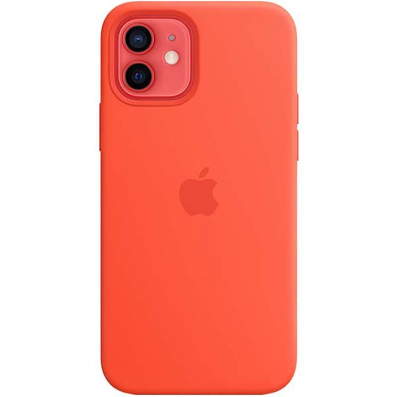 Чехол-накладка Apple Silicone Case with MagSafe для Apple iPhone 12/12 Pro Electric Orange (MKTR3ZE/A)