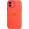 Фото - Чехол-накладка Apple Silicone Case with MagSafe для Apple iPhone 12/12 Pro Electric Orange (MKTR3ZE/A) | click.ua