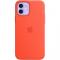 Фото - Чехол-накладка Apple Silicone Case with MagSafe для Apple iPhone 12/12 Pro Electric Orange (MKTR3ZE/A) | click.ua