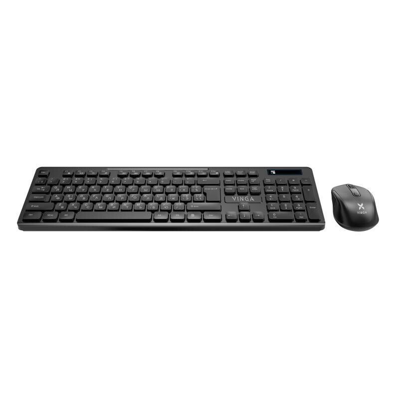 Комплект (клавиатура+мышь) беспроводной Vinga KBSW-100 Black