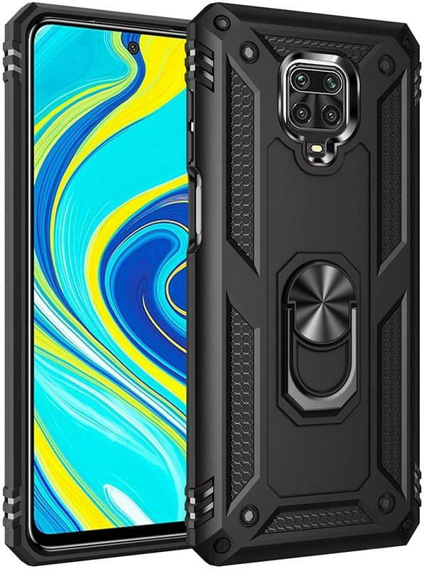 Чохол-накладка BeCover Military для Xiaomi Redmi Note 9S/Note 9 Pro/Note 9 Pro Max Black (704963)