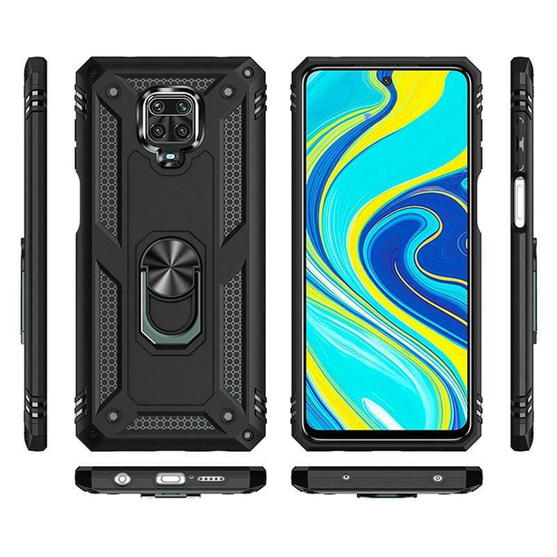 Чохол-накладка BeCover Military для Xiaomi Redmi Note 9S/Note 9 Pro/Note 9 Pro Max Black (704963)