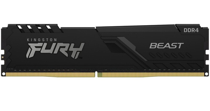 Модуль пам`ятi DDR4 4GB/3200 Kingston Fury Beast Black (KF432C16BB/4)