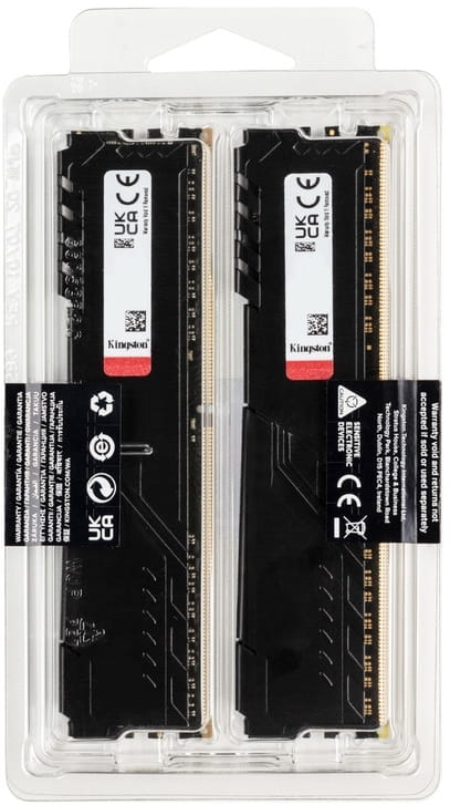 Модуль памяти DDR4 2x8GB/3600 Kingston Fury Beast Black (KF436C17BBK2/16)