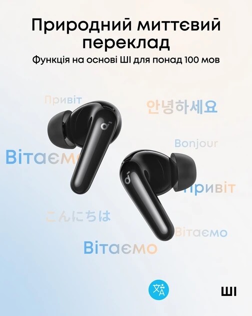Bluetooth-гарнітура Anker SoundCore R60i NC Black (D1202G11)