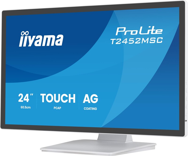 Монiтор Iiyama 24" ProLite T2452MSC-W1AG IPS White 100Hz