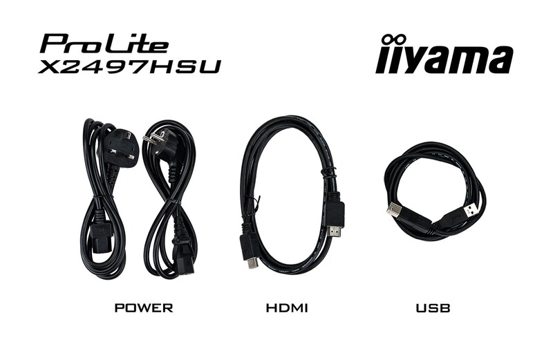 Монiтор Iiyama 23.8" ProLite X2497HSU-B1 IPS Black 120Hz