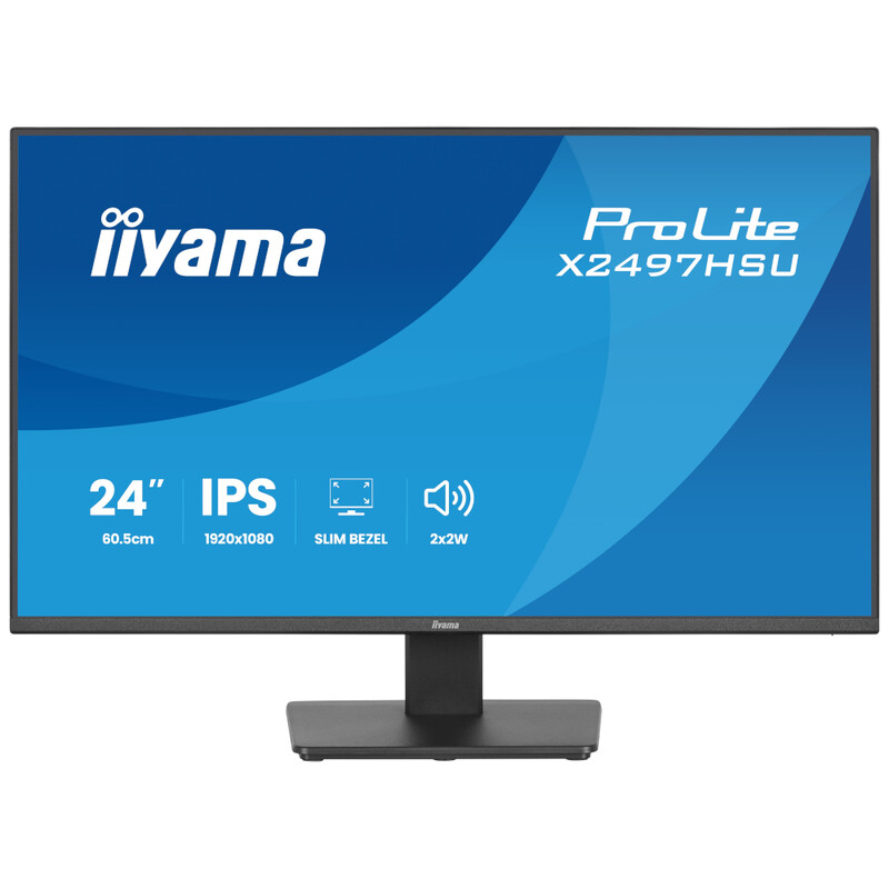 Монiтор Iiyama 23.8" ProLite X2497HSU-B1 IPS Black 120Hz