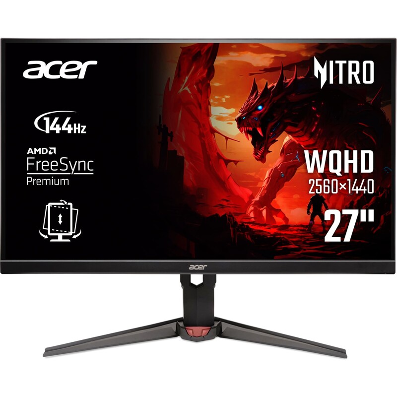 Монітор Acer 27" XV270UP6bmiiprx (UM.HX0EE.605) IPS Black 144Hz