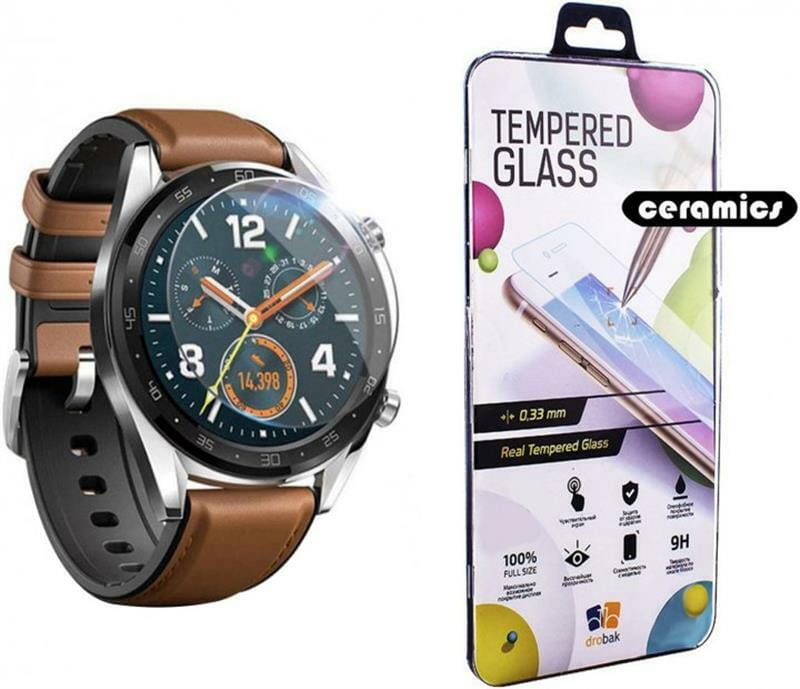 Защитная пленка Drobak Ceramics для Huawei Watch GT 2e (2 шт) (313106)