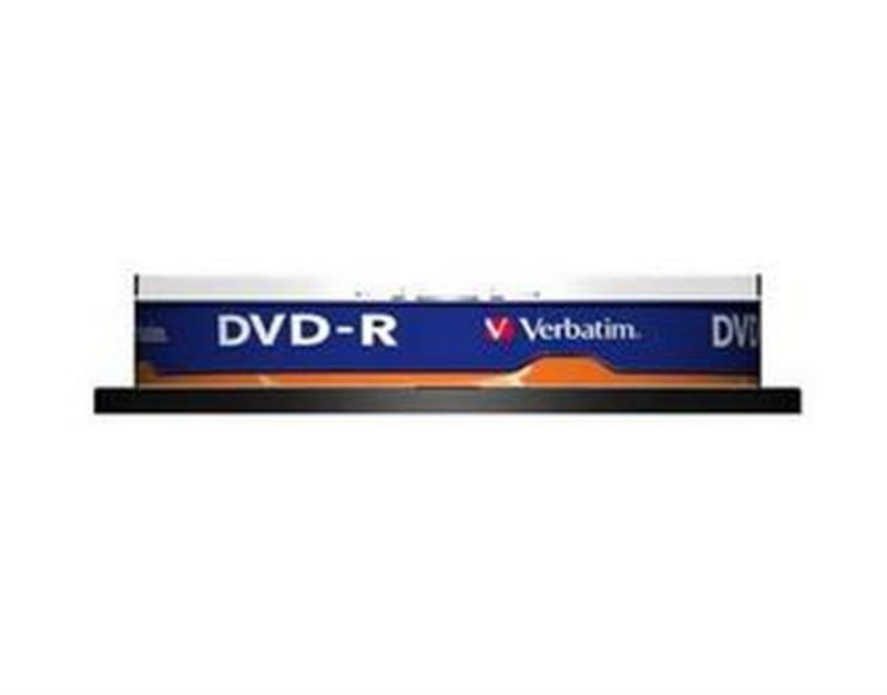 Диски DVD-R Verbatim (43523) 4.7GB 16x Cake, 10шт