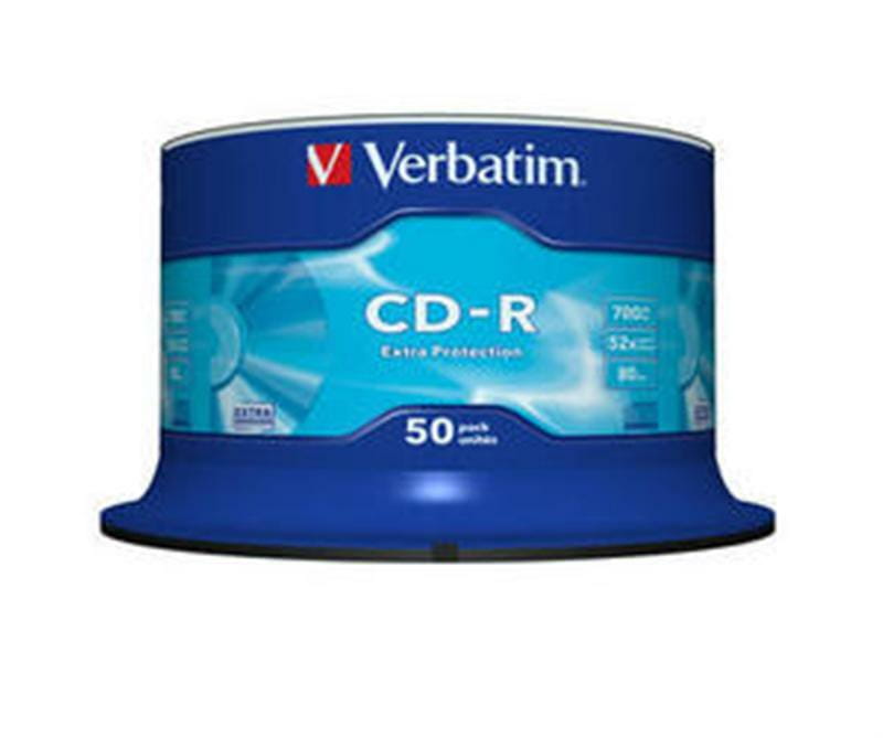 Диски CD-R Verbatim (43351) 700 MB/80 min 52x Extra (50 pcs Cake Box)