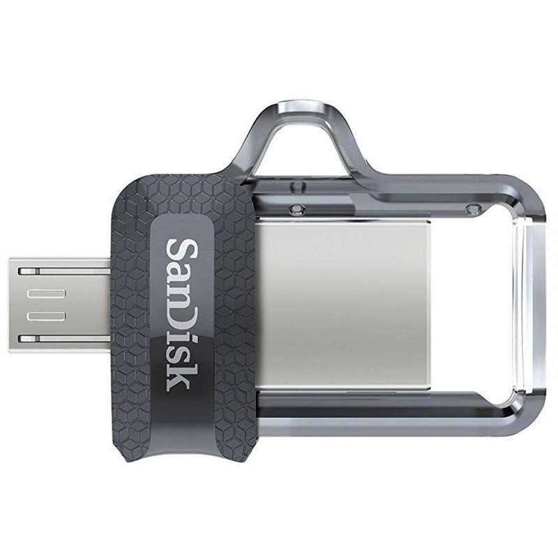Флеш-накопитель USB3.0 256GB OTG SanDisk Ultra Dual Black (SDDD3-256G-G46)