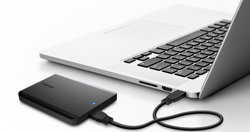 Внешний жесткий диск 2.5" USB 2.0TB Toshiba Canvio Basics EXCL Black (HDTB520MK3AA)