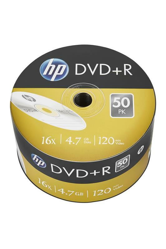 DVD+R HP (69305 /DRE00070-3) 4.7GB 16x, без шпинделя, 50 шт