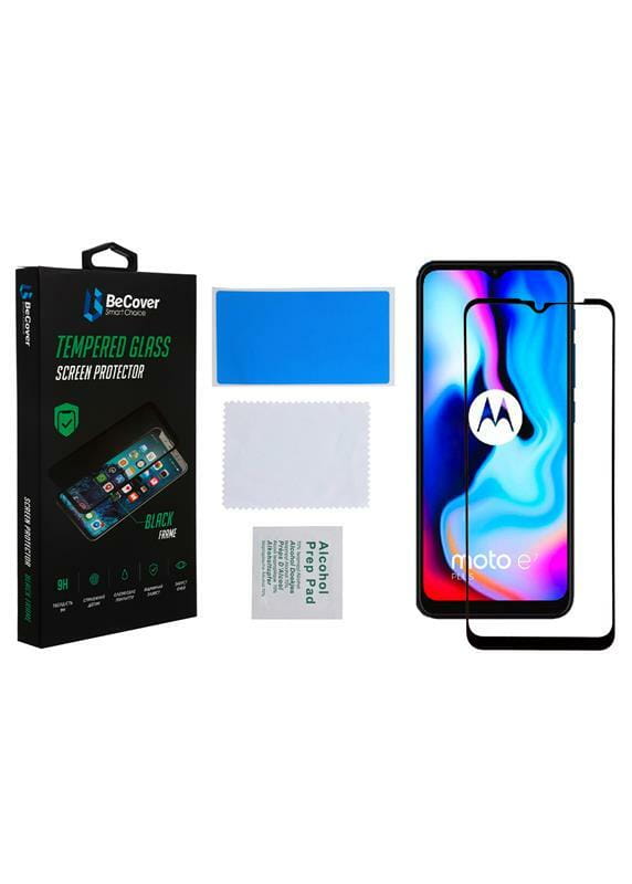 Защитное стекло BeCover для Motorola Moto E7 Power/E7i Power Black (706450)
