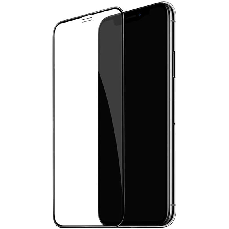 Захисне скло PowerPlant для Apple iPhone 11 Pro Max Black Full Screen (GL607426)