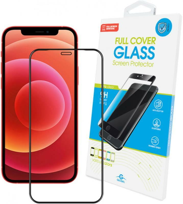 Захисне скло Global для Apple iPhone 12 Pro Max Full Glue Black (1283126506390)