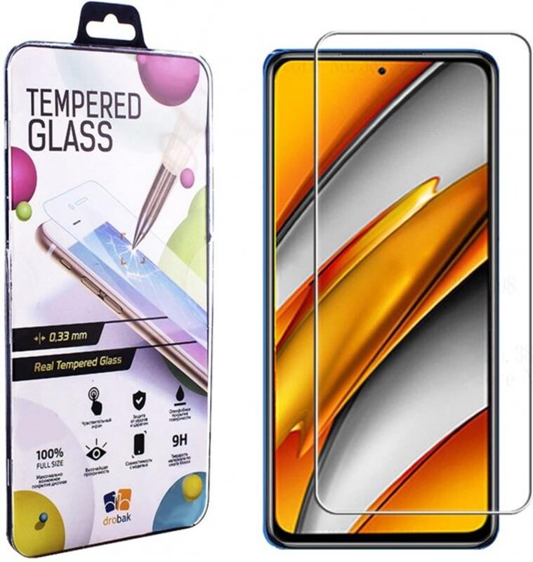 Защитное стекло Drobak для Xiaomi Poco F3 Pro (474770)