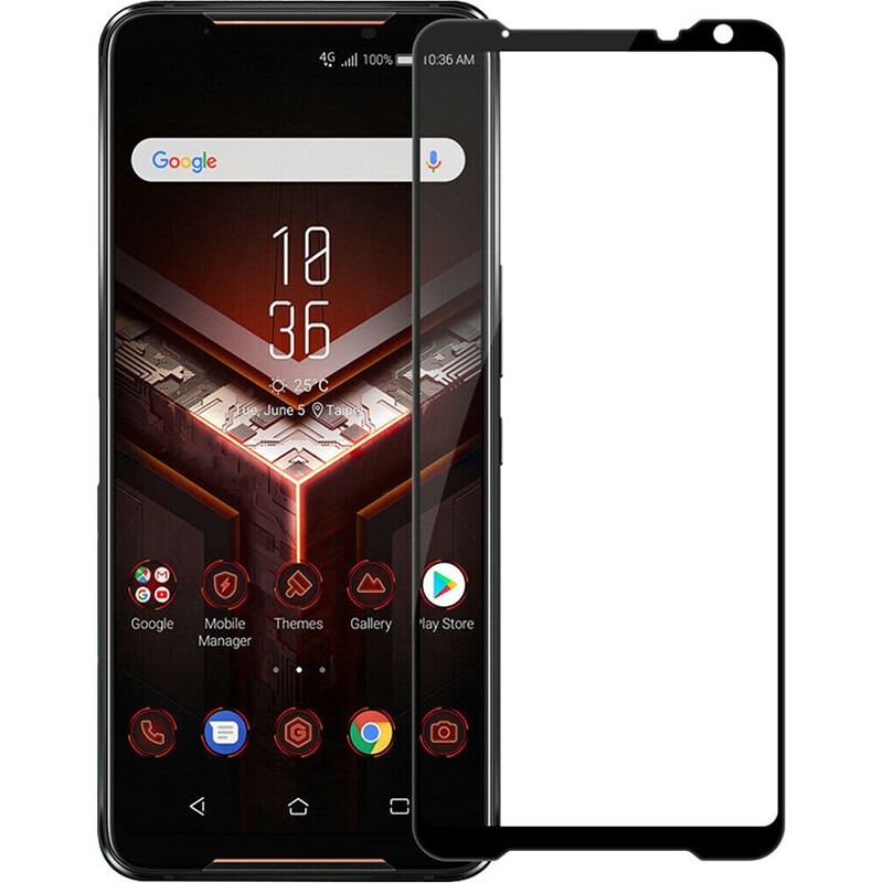 Захисне скло PowerPlant для Asus ROG Phone 2 ZS660KL Black (GL607433)