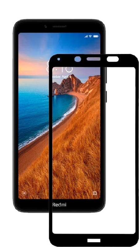 Защитное стекло BeCover для Xiaomi Redmi 7A Black (703886)