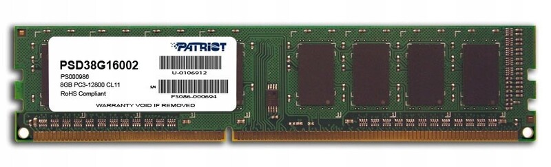 Модуль памяти DDR3 8GB/1600 Patriot Signature Line (PSD38G16002)