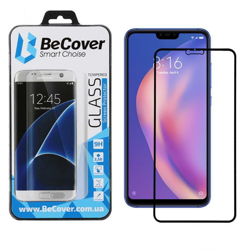 Защитное стекло BeCover для Xiaomi Mi 8 Lite Black (702953)