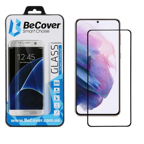 Фото - Захисне скло / плівка Becover Захисне скло  для Samsung Galaxy S21+ SM-G996 Black  705916 (705916)