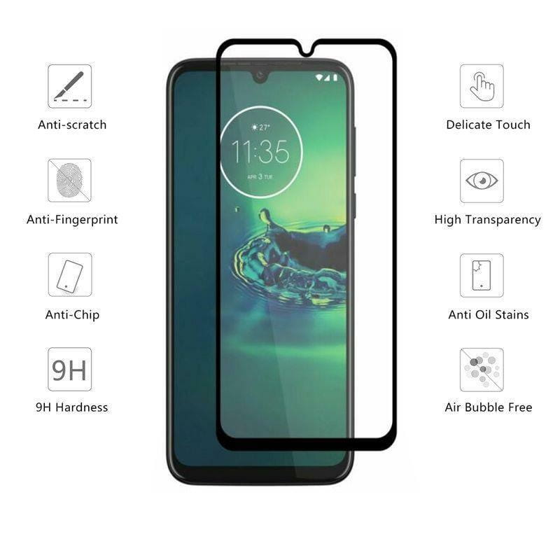 Защитное стекло Drobak для Motorola Moto G8 Plus Black (454543)