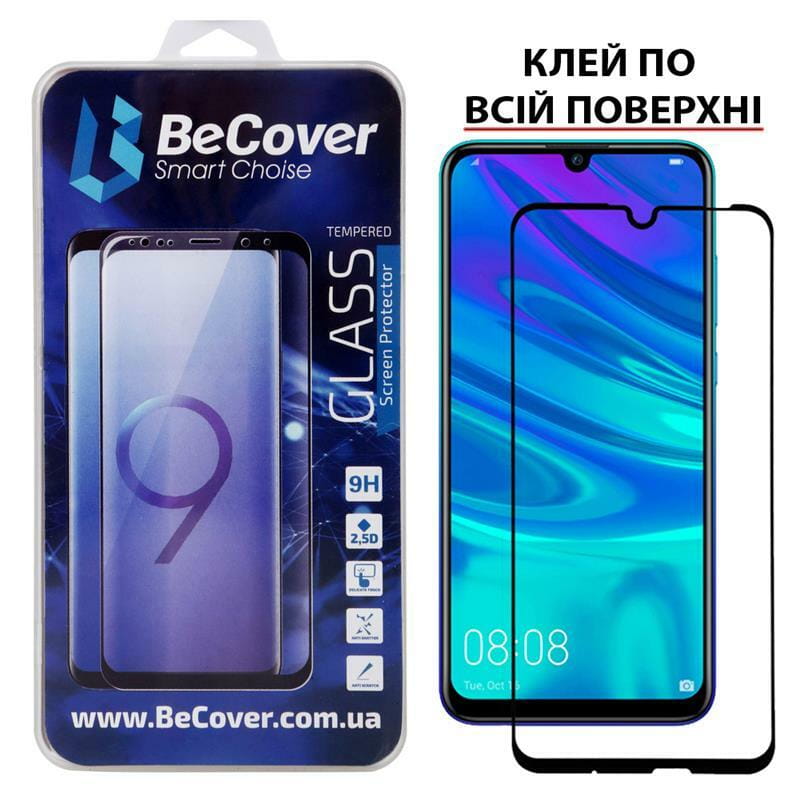 Защитное стекло BeCover для Huawei P Smart 2019 Black (703136)