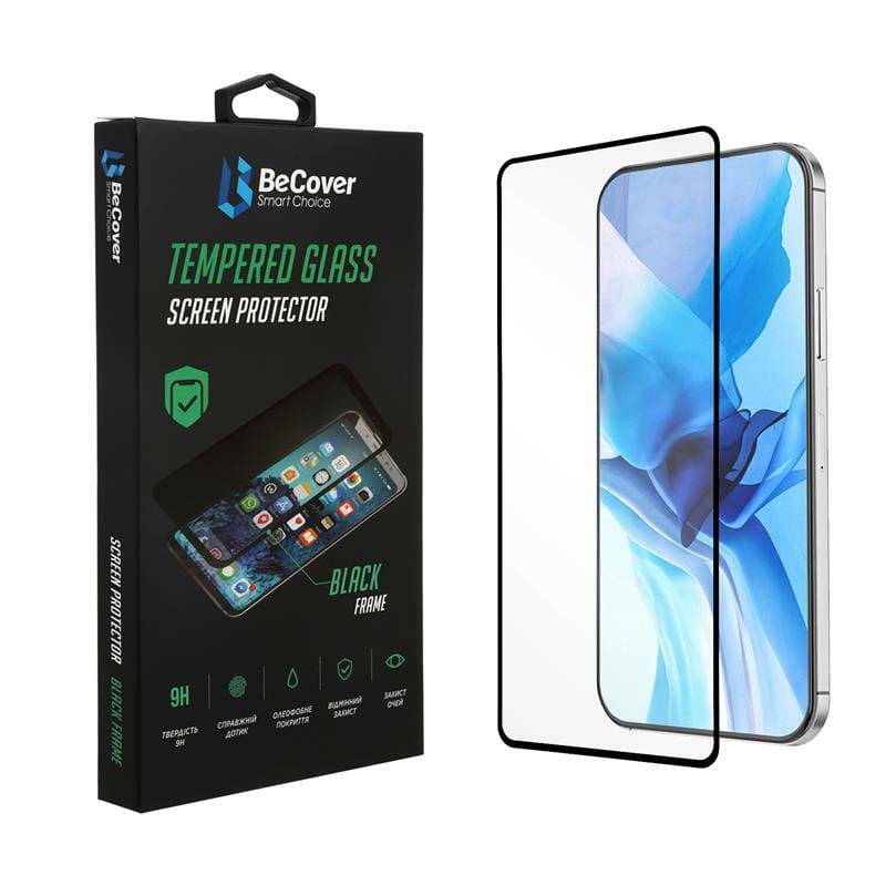 Защитное стекло BeCover для Xiaomi Redmi Note 10/Note 10S Black (705993)