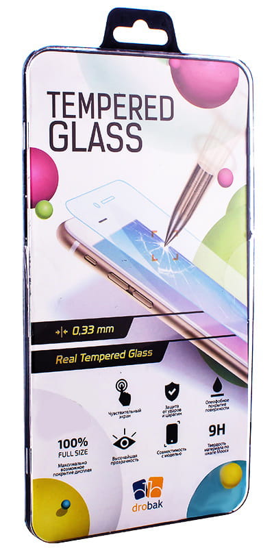 Защитное стекло Drobak для Samsung Galaxy A12 SM-A125 Black (464620)