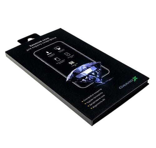 Photos - Screen Protect Grand-X Захисне скло  для Apple iPhone 7 Black, 0.33мм  GXAIP7PB (GXAIP7PB)