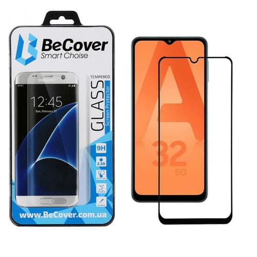 Photos - Screen Protect Becover Захисне скло  для Samsung Galaxy A32 SM-A325 Black  705656 (705656)
