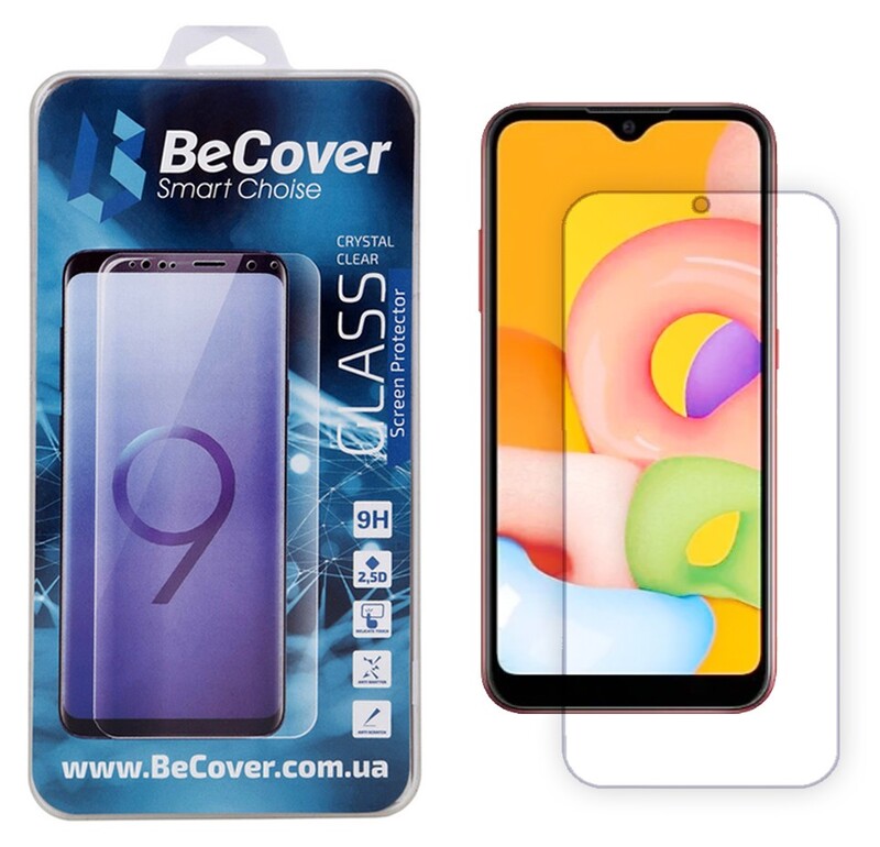 Защитное стекло BeCover для Samsung Galaxy A01 SM-A015 Crystal Clear Glass (704667)
