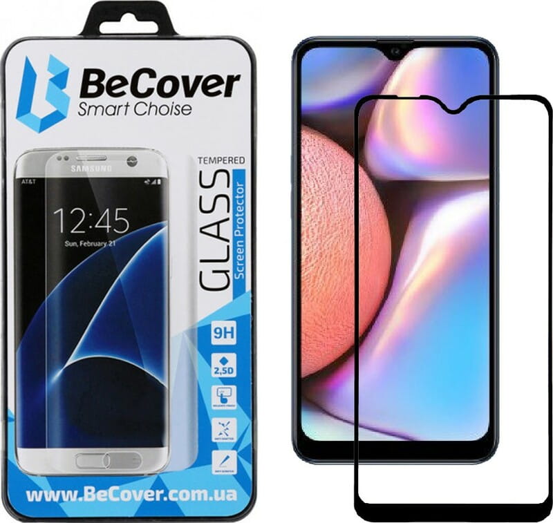 Защитное стекло BeCover для Samsung Galaxy A10s SM-A107 Black (704116)